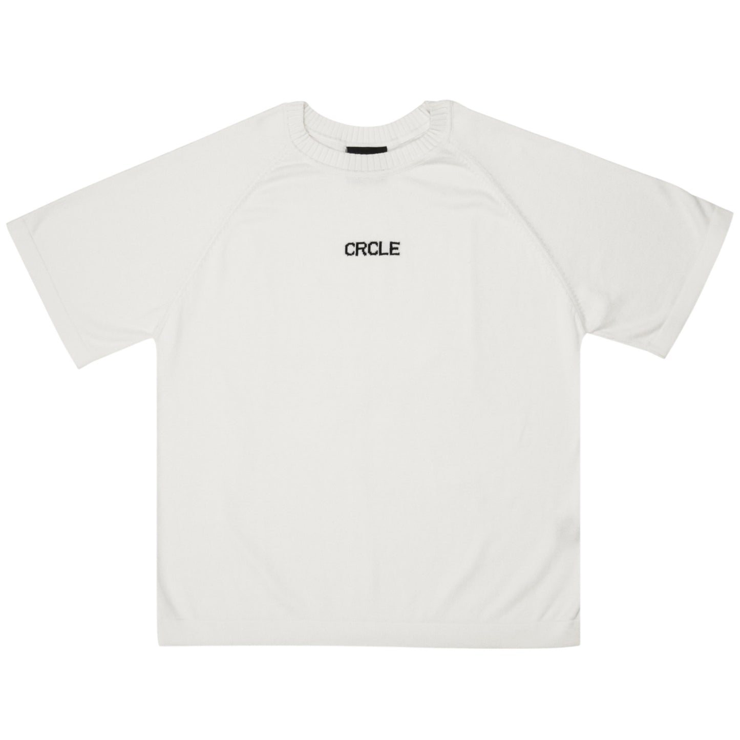 CRCLE KNIT TEE - OFF WHITE