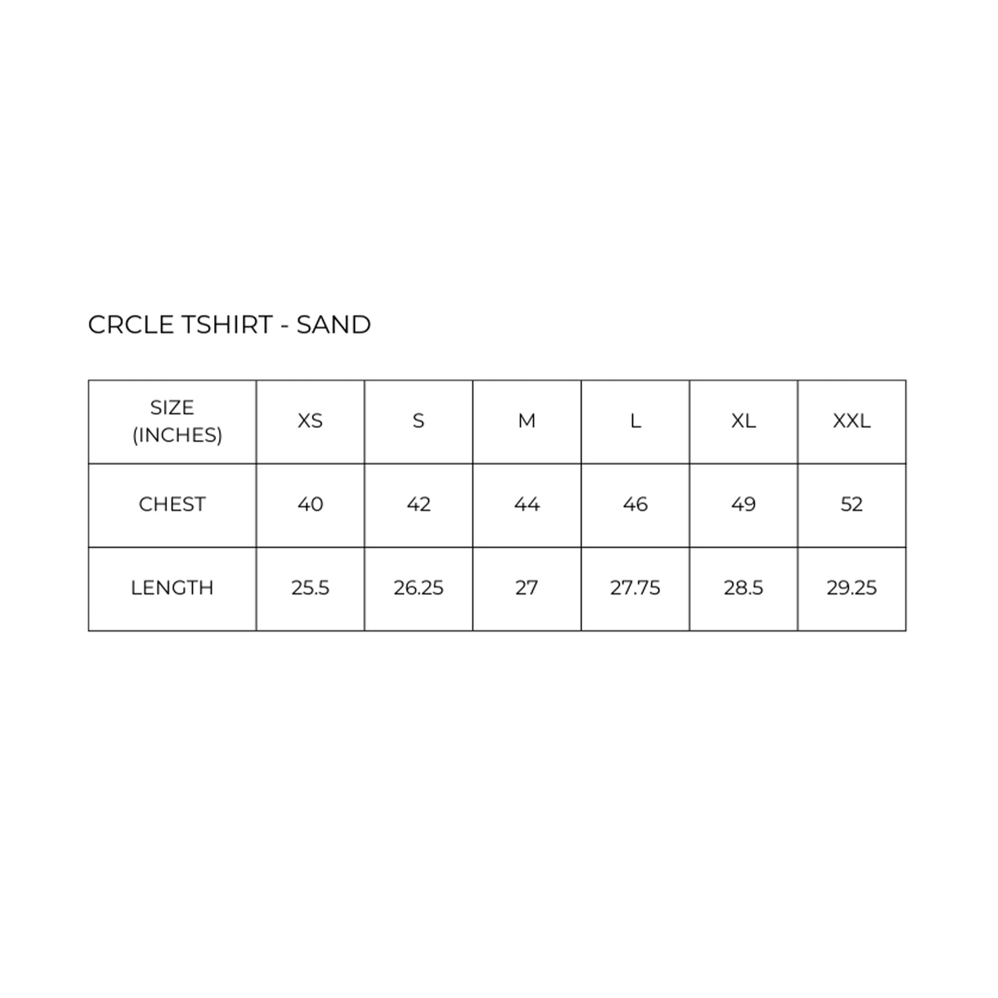 CRCLE TSHIRT - SAND