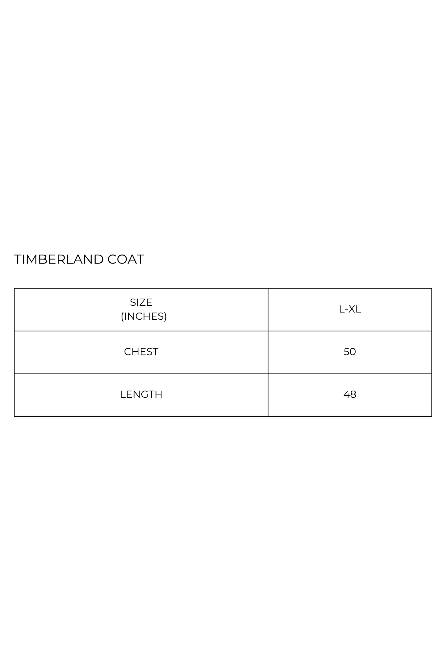 TIMBERLAND COAT