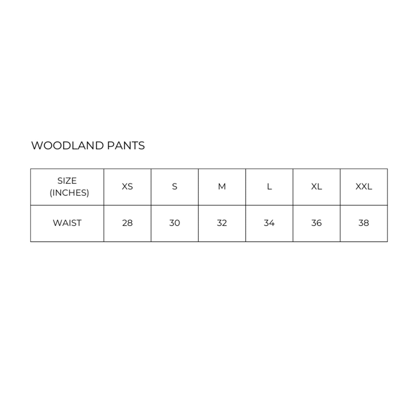 WOODLAND PANTS