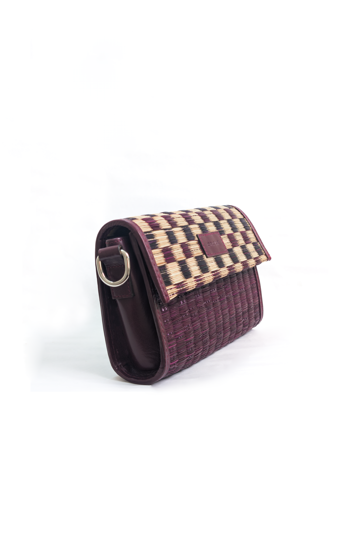 THE BLOCK BAG MINI (MAROON)