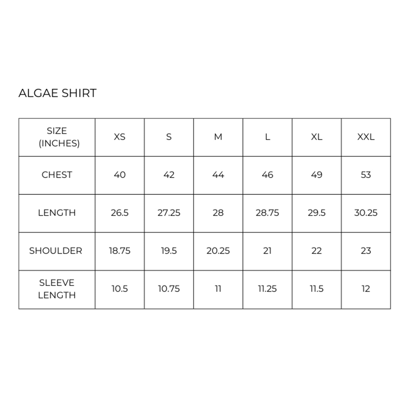 ALGAE SHIRT