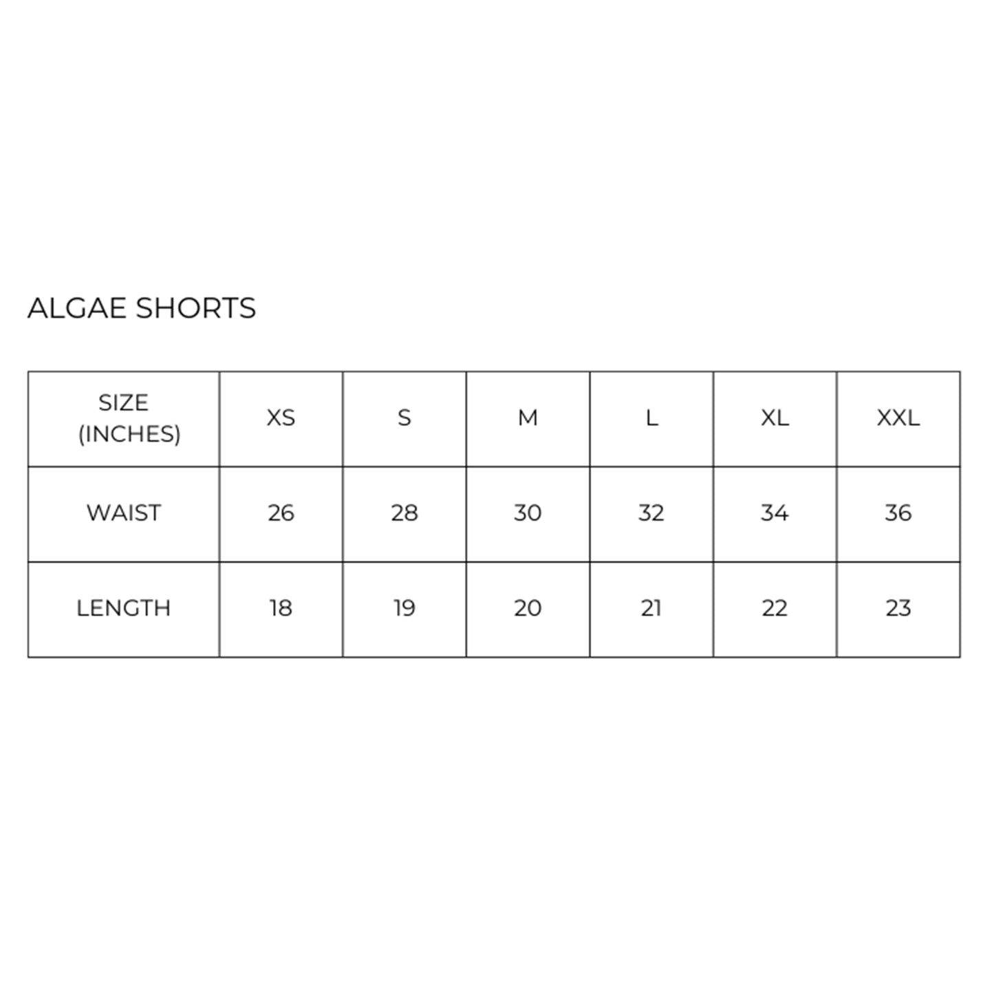 ALGAE SHORTS