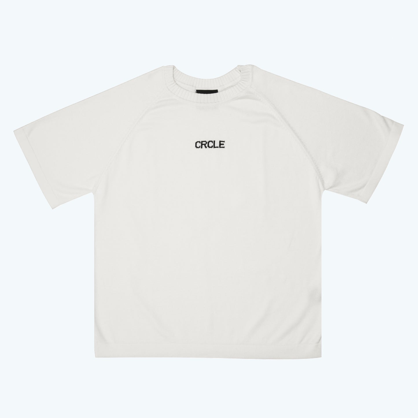 CRCLE KNIT TEE - OFF WHITE