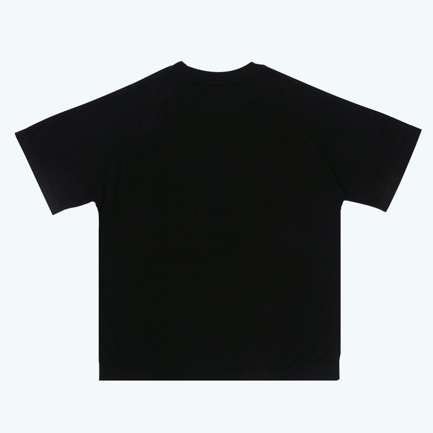 CRCLE KNIT TEE - BLACK