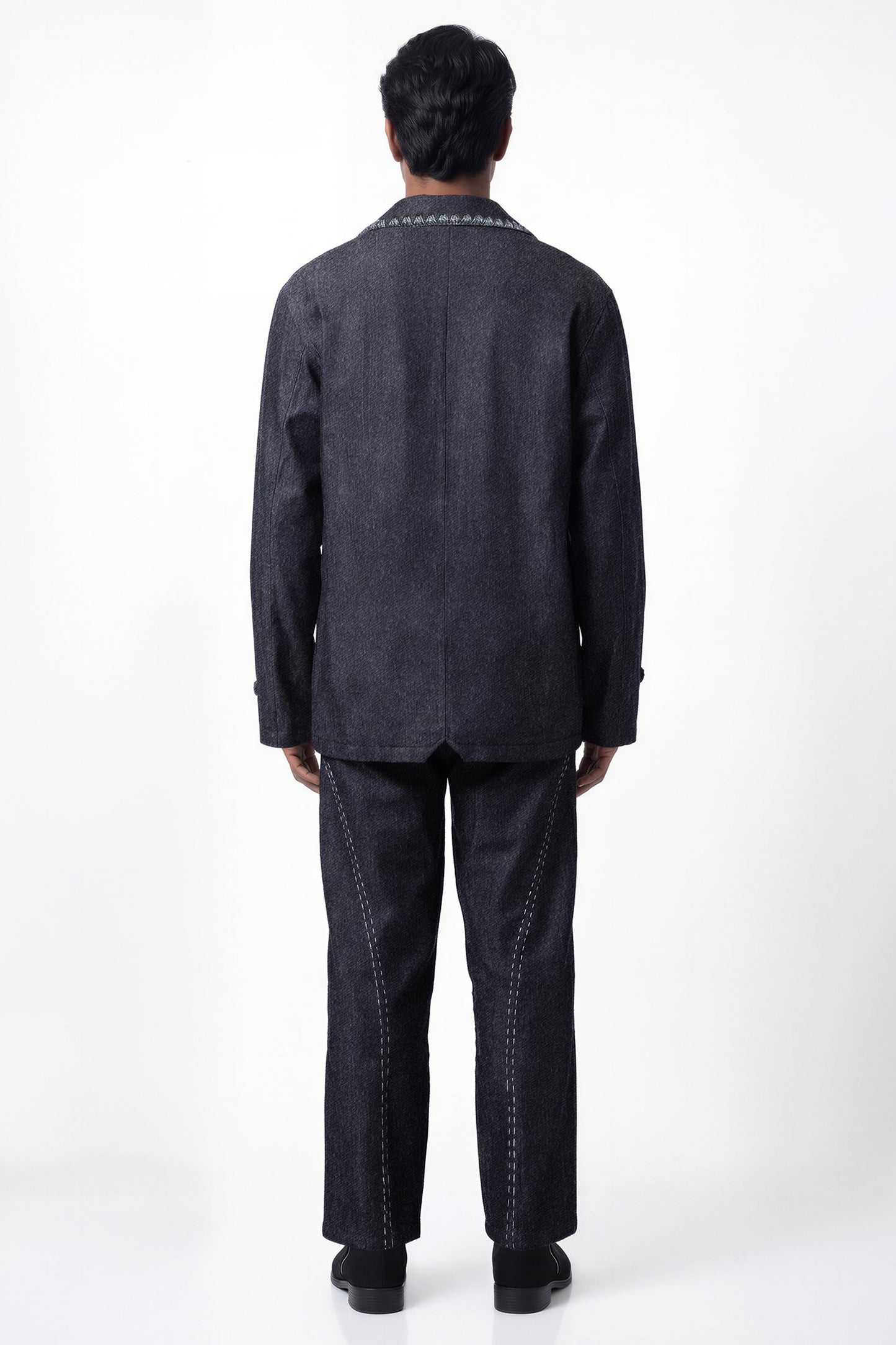 EDGE KHADI DENIM BLAZER