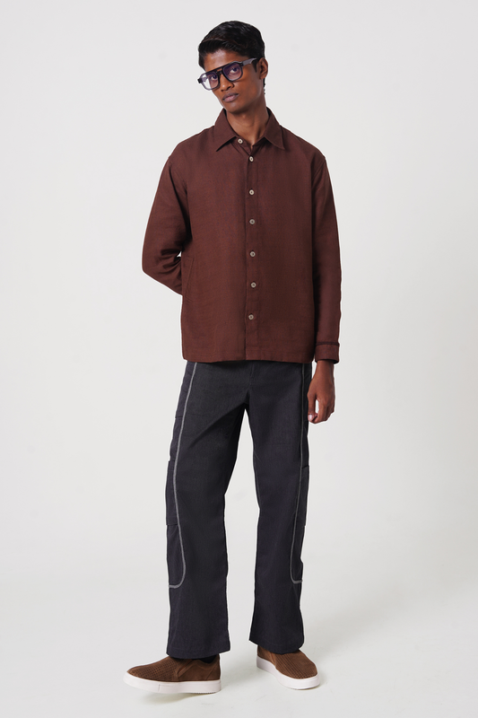 THE ESSENTIAL SHIRT (BROWN)