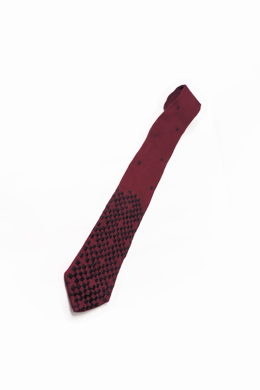 KOLAM TIE (MAROON)