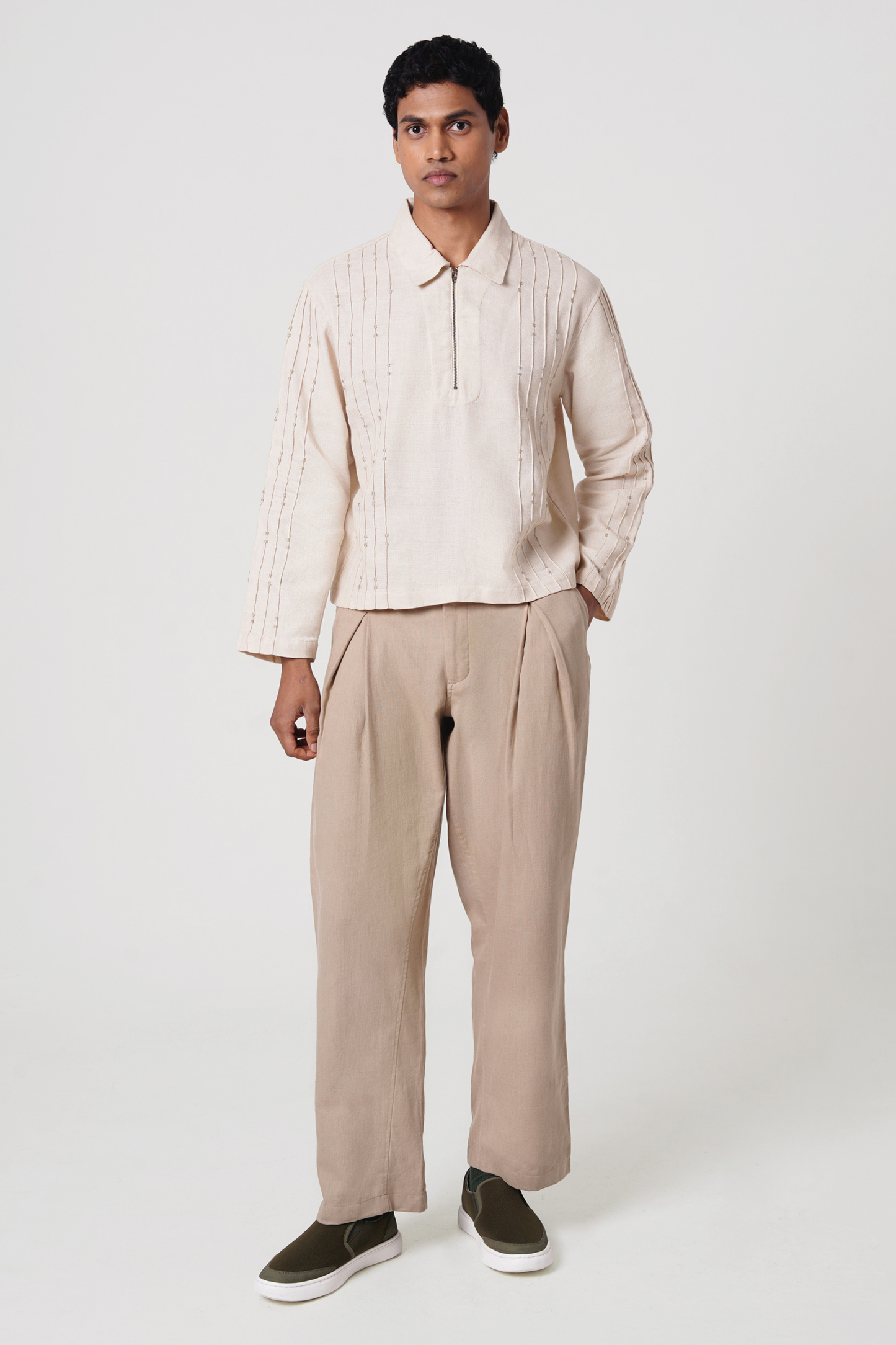 SPACED PARALLEL POLO SHIRT