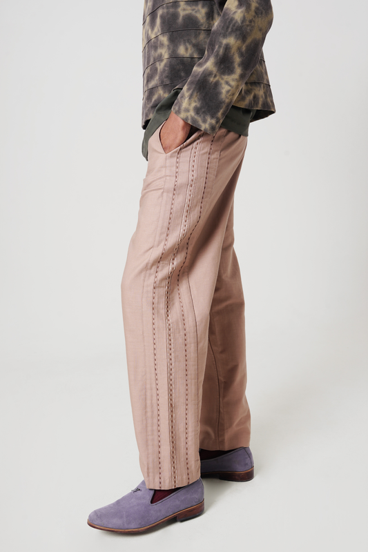 LINEAR KANTHA PANT