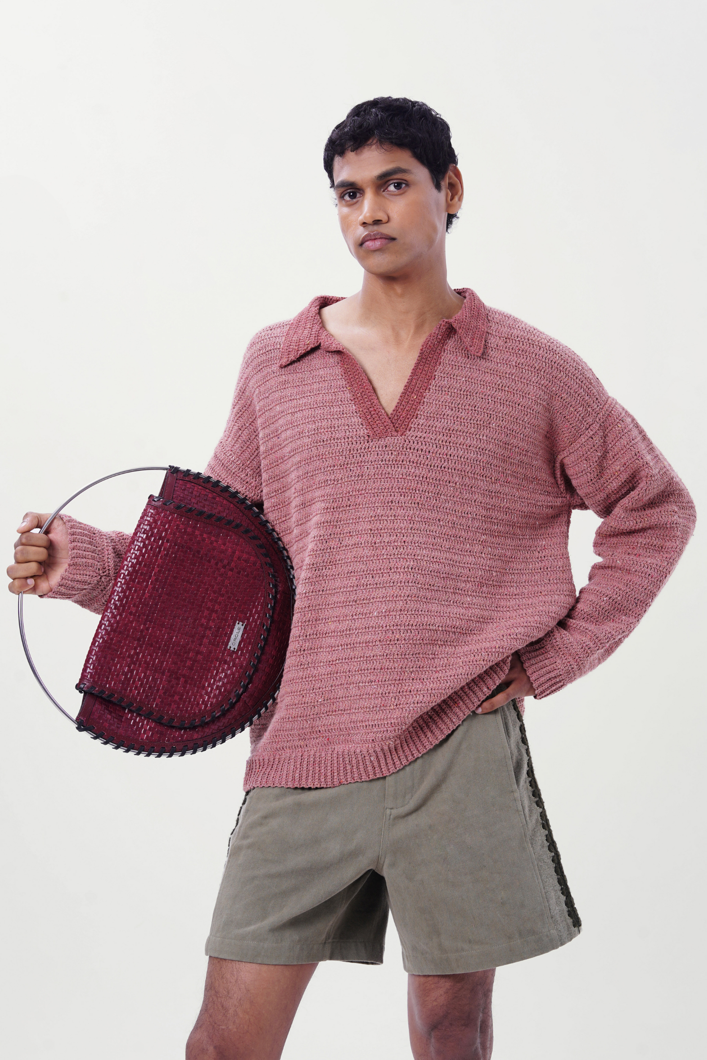 CRCLE CROCHET SWEATER
