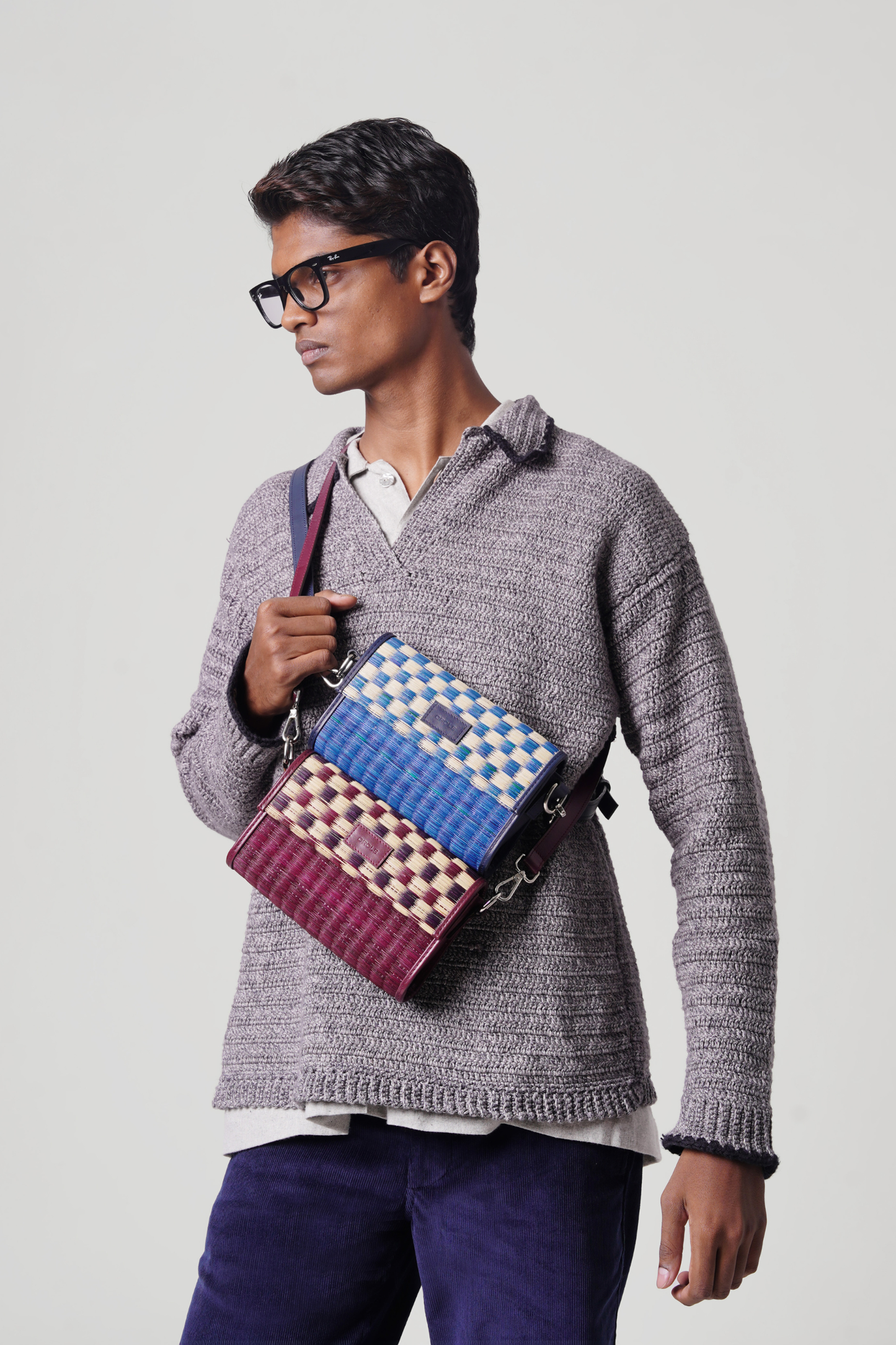 THE BLOCK BAG MINI (BLUE)