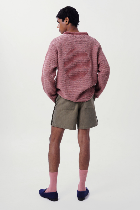 CRCLE CROCHET SWEATER