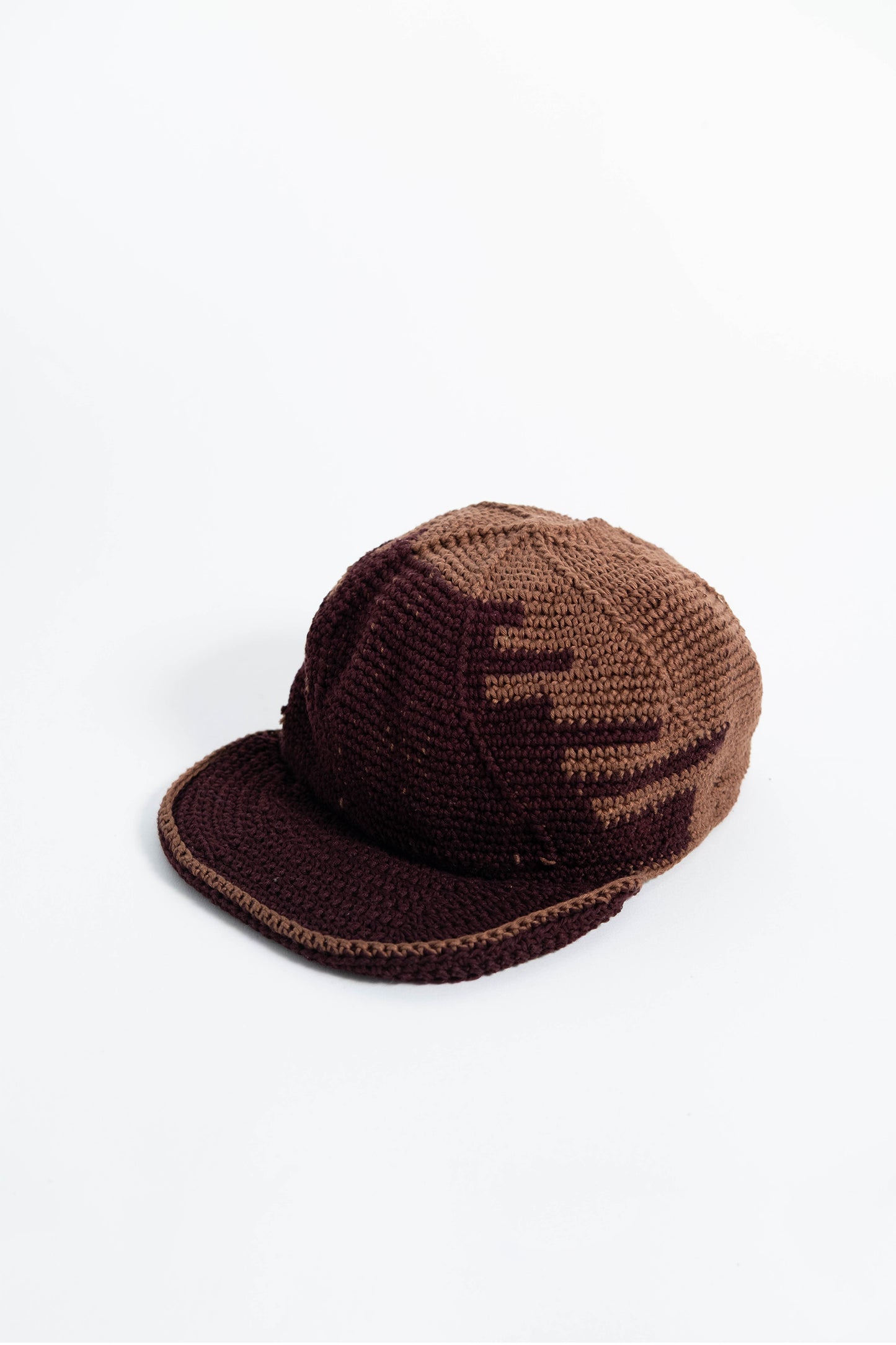 DRIP CROCHET CAP (BROWN)