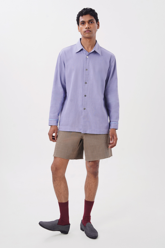 LINEAR KANTHA SHORTS