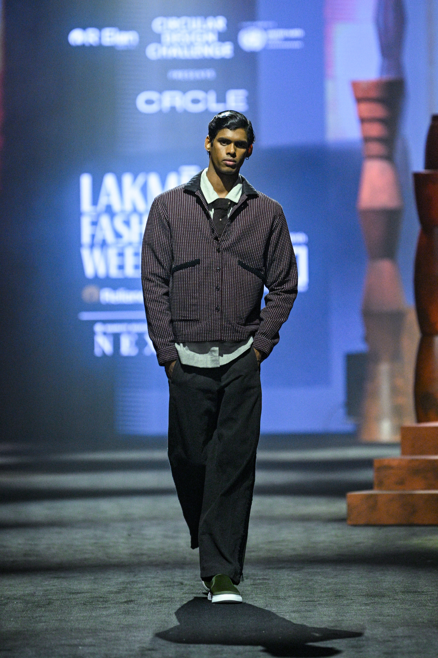 BRAIDED PANEL PANT
